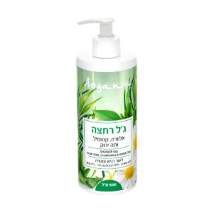 ג'ל רחצה אלוורה קמומיל ותה ירוק