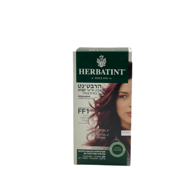 הרבטינט צבע טבעי לשיער FF1 חינה אדומה